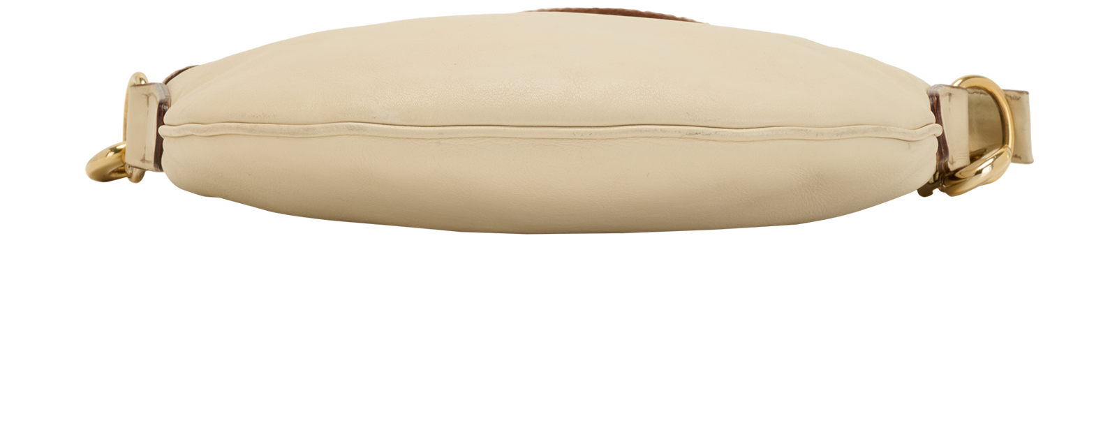 Web Strap Crossbody, &pound;375, Handbags, White, Leather, Top view